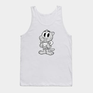 Gumball 1930s rubber hose cartoon style Tank Top